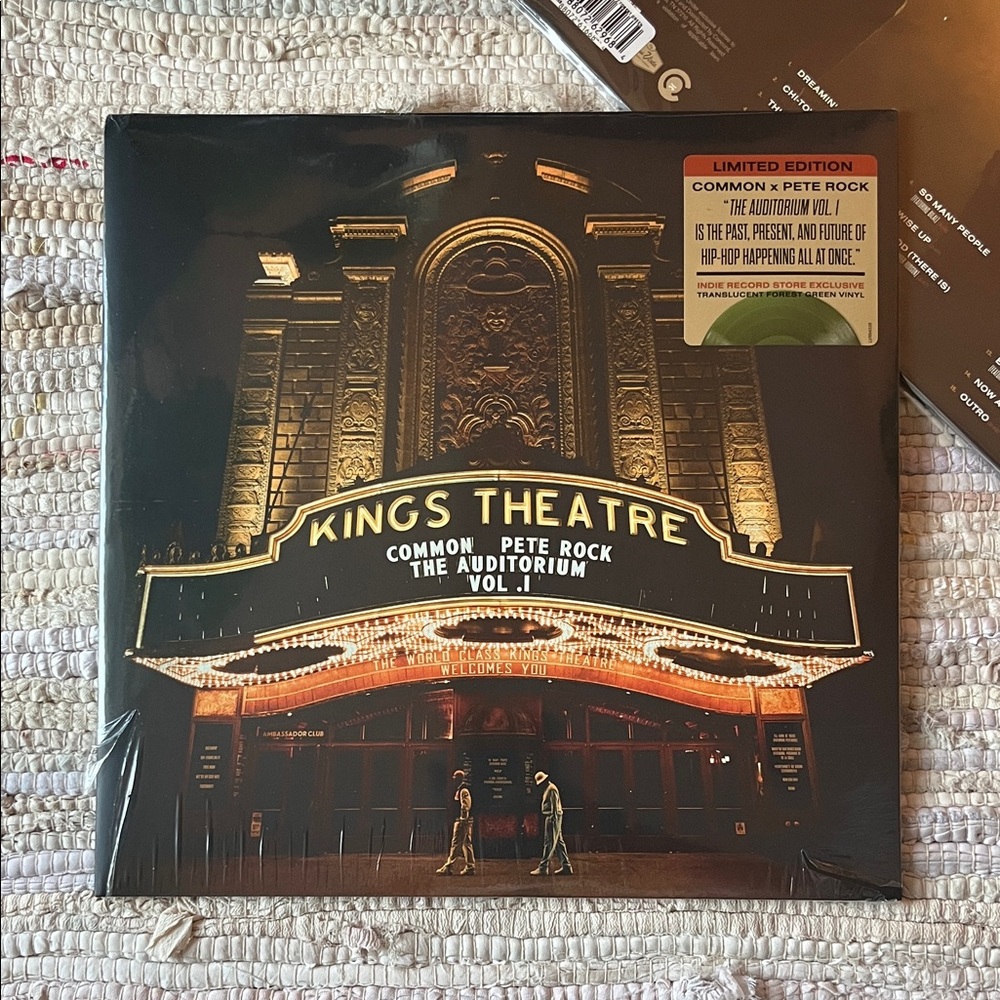 Common & Pete Rock - “The Auditorium Vol. 1” 2x Vinyl LP